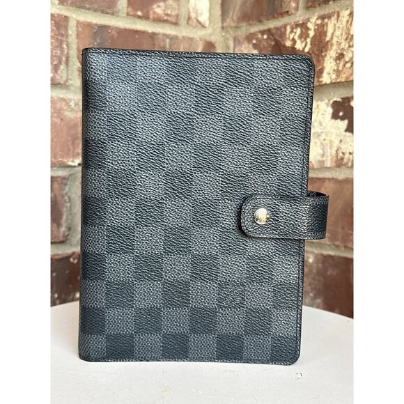 Louis Vuitton Agenda MM Damier Graphite Canvas 93458 - Picture 1 of 9